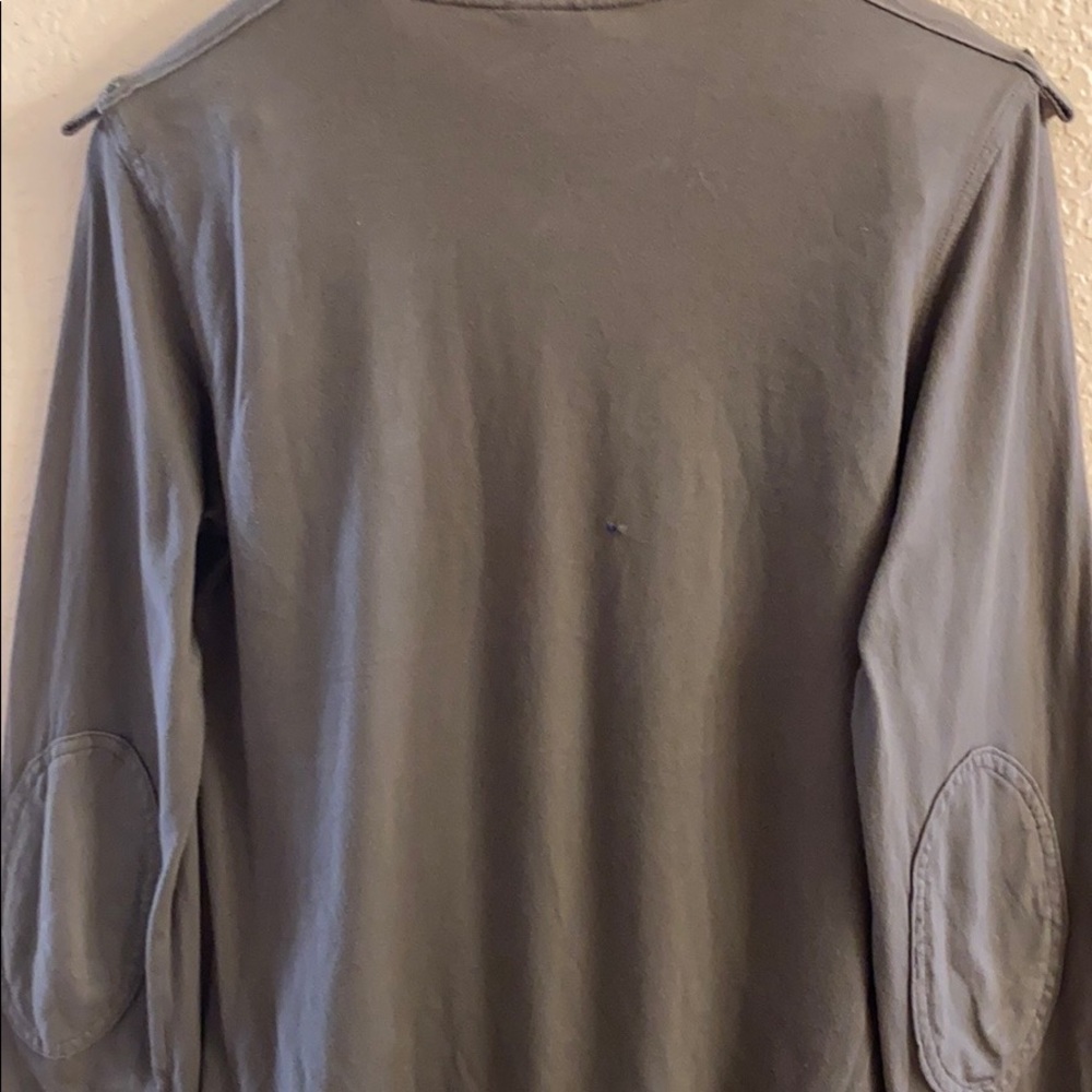 Dolce & Gabbana Archive Military Utility Long Sleeve Shirt Olive Healthy Graphic - Picture 12 of 13